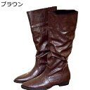 レディース ゆったり ポインテッドトゥ ジョッキーブーツ ミドルブーツ 脚やせ レザー 丈夫 防寒 耐磨耗 デイリー チャンキーヒール 身長アップ 冬用 通勤 通学 イベント エレガント