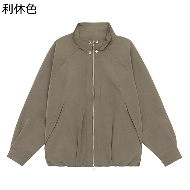 フライトジャケット メンズ アメカジジャケット 立ち襟 スタジャン ジャンパー アウター トップス ブルゾン ウインドブレーカー 防風 保温性 春秋冬 カジュアル ワイド 無地 普段着 デイリー 仕事