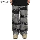 デニムパンツ メンズ ローエッジ ワイド ジーパン ズボン ヴィンテージ ルーズ バギーパンツ レジャー ハイストリート ストリートモード ヒップホップ 耐摩耗性 ジュニア ワイドデニム 秋冬