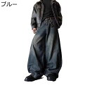 秋冬 バギー デニムパンツ ヴィンテージ メンズ ジーンズ ストレート ビッグシルエット ワイド 大きいサイズ カジュアル Gパン 男女兼用 ウォッシュ加工 ゆ...