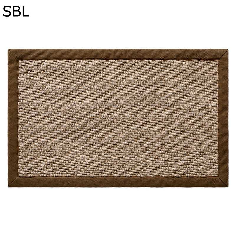ドアマット フロアマット 玄関マット 室内 室外 ラグマット サイザル麻 天然素材 オシャレ スクエア 滑..