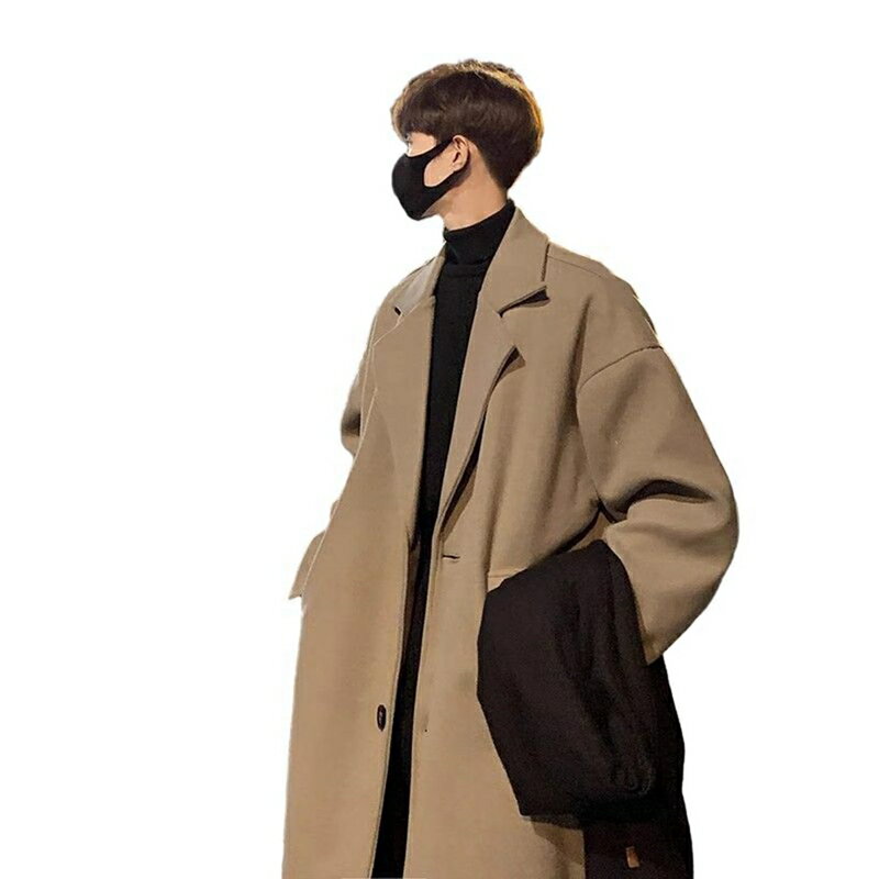 メンズ チェスターコート ビジネスコート トレンチコート ベルト付き 長め丈 ラシャコート 春秋服 おしゃれ イギリス風 ストリート キレイめ 厚さ あったかい アウター 防寒 男性用 着回し