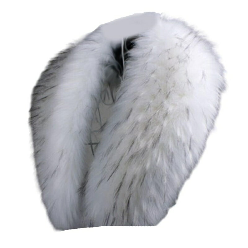 ティペット フォックス調 フェイクフォックス ファー襟 派手 レトロ 毛足長い フェイクファースヌード ..