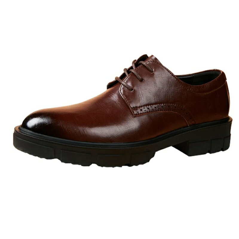 ビジネスシューズ メンズ 厚底 シークレット靴 革靴 幅広 防滑 履き易い 男性用 大きめ シンプル おしゃれ カジュアル ポストマンシューズ ワーク くつ 通...