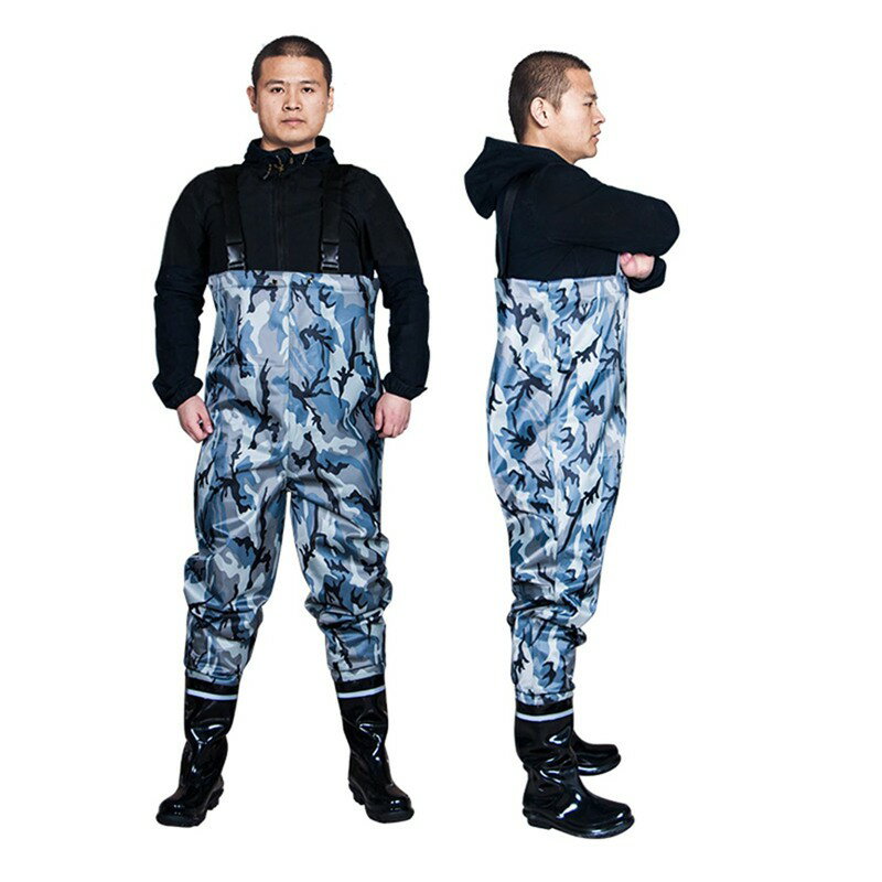 ヒップウェーダー 大人用 ウェーダー ショルダーベルト ヒップブーツ 胴回りタイプ ナイロン 作業靴 釣..