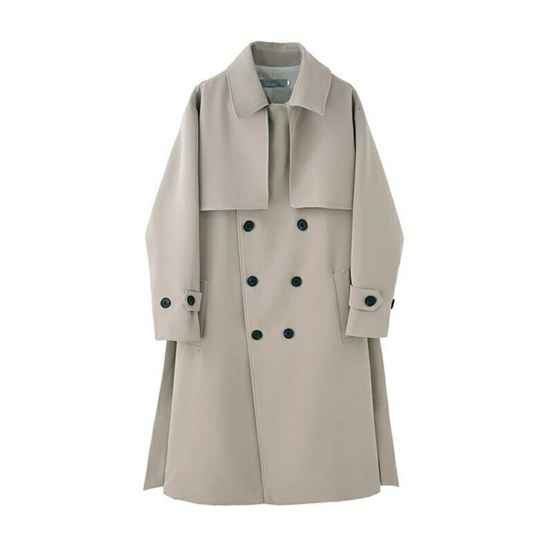 ダスターコート チェスターコート トレンチコート メンズ レディース ベルト付き 春秋冬 ロング丈 ダブ..