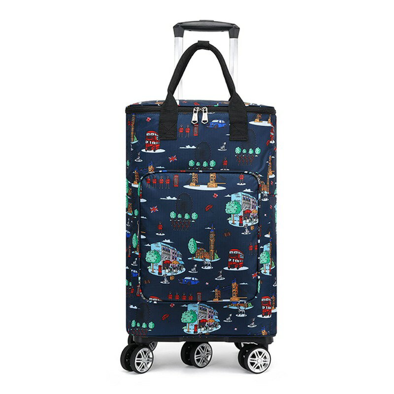 5輪ショッピングキャリー 2WAY お買い物カート 保温保冷バッグ 折り畳み式 3段階調整 ダブルキャスター..