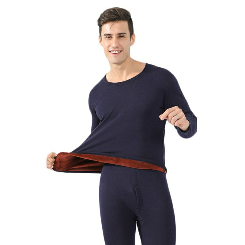 保温肌着 あったかインナー ペア 裏起毛 綿100 長袖シャツ ロングタイツ 上下セット ストレッチ 柔らか..