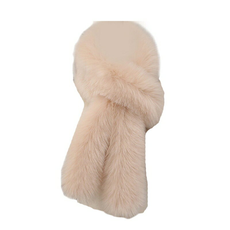 ティペット マフラー レディース フェイクファースヌード 結ぶ必要がない 秋冬物 襟巻き 首巻き 暖かい..