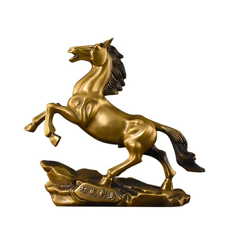 馬置物 馬のモデル 彫刻 置物 銅製 天馬 十二支 オブジェ 開運 お守り ウマ 飾り物 家 オフィス レスト..