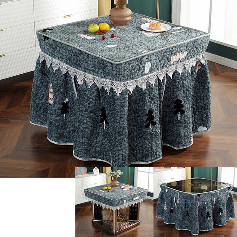 こたつふとん こたつ掛け布団 正方形 ハイタイプ 中綿 発熱綿使用 厚手 ふわふわ感触 保温防臭 多機能 省スペース型 火燵布団 北欧 ダイニングコタツ布団 テ...