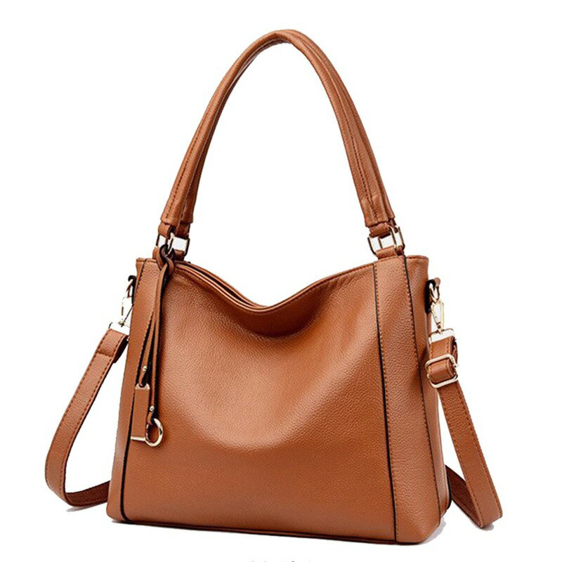 ビジネス トートバッグ puレザー レディース ハンドバッグ 2way ショルダーバッグ 底鋲付き 自立型 マ..