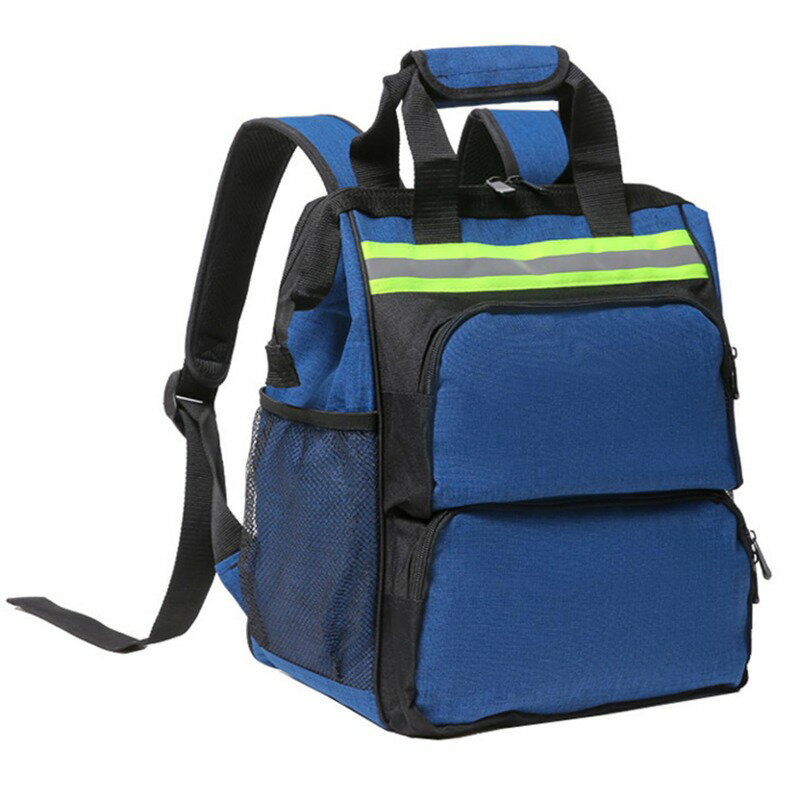 工具リュック 工具バッグ 工具いれ ツールバッグ 大口 キャンバス コンパクト 高耐久 仕分け管理 オッ..