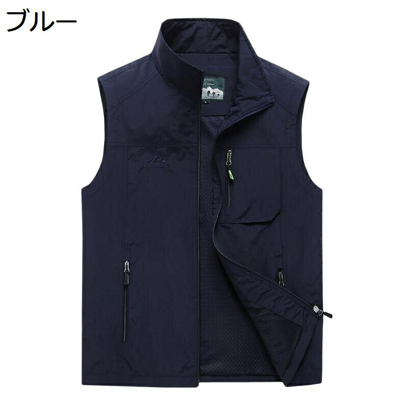 ニットベスト シニア女性ベスト レディース 春夏秋 袖なし ジレ 高齢者 中年向け 釣り チョッキ 速乾暖かい性 ワイド レイヤード 多機能 ポケット ワークベスト 耐磨耗性 大きいサイズ カジュアル