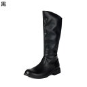 乗馬ブーツ オートバイブーツ PUレザー カウボーイブーツ メンズ 騎士ブーツ バックジッパー 西部 欧米風 滑れない ソフト 長靴 四節着用 ビンテージ ?士靴 アウトドア ハロウィーンの日