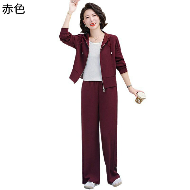 スウェット レディース 上下セット 長袖 前開き カーディガン フード付き 着痩せ 無地 ゆったり ブルゾン ジャンパー 秋冬 ファッション 柔らか 2点セット 冷房対策 アウター オフィス