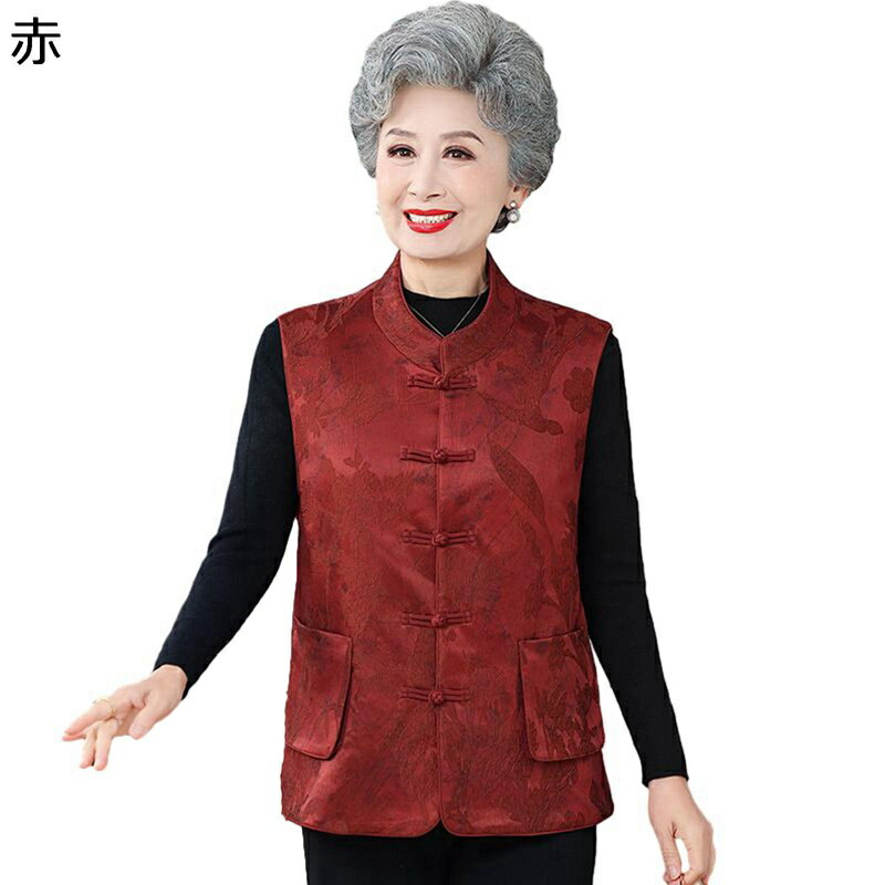 　　　 ◆◇◆人気の秘密◆◇◆ 繊細な花柄：繊細で美しい花柄が施されたレディース高齢者チョッキです。高齢の方々にぴったりの、上品でおしゃれなデザインで、年齢を感じさせない若々しい雰囲気を与えます。ゆったりとしたカジュアルなフィット感で、どん...