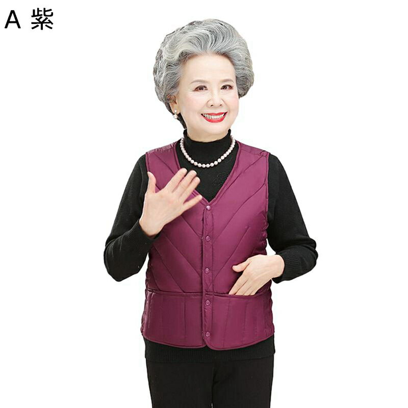 ベスト 高齢者 中年向け レディース チョッキ ジレ 保温 防風 暖かい 春秋冬着 40代 50代 60代 70代 80代 シンプル シニア女性 両サイドポケット トップス 敬老の日 散歩 アウトドア 室内