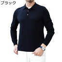 ウール100% ポロシャツ メンズ セーター ニット 秋冬 長袖 上品 大人 抗?性 耐用性 無地 着心地のいい 暖かい 抗菌防臭 プレゼント ビジネス ベーシ...