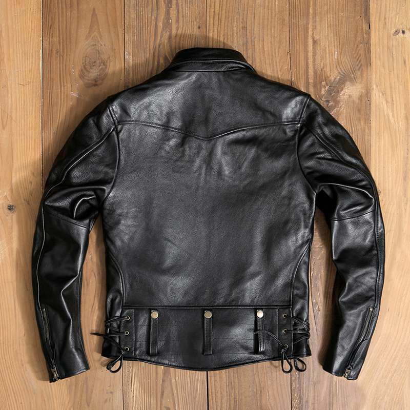 メンズ レザージャケット 本革 ライダースジャケット バイカー 牛革コート 防風 保温性 革ジャン ブルゾン 春秋冬 ジップアップ 細身 おしゃれ バイク 登山 ストリート
