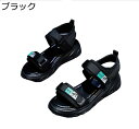 スポサン レディース メッシュ スポーツサンダル 厚底4cm 甲ストラップ ベルクロ 春 夏 さんだる 走れる 楽ちん 滑らない 透気 素足 韓国 きれい カジュアル 誕生日 ピクニック ウオーキング ビーチ