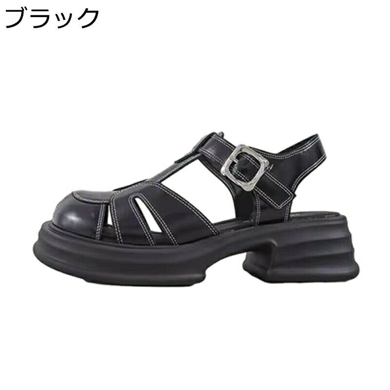 サンダル レディース つま先あり グラディエーターサンダル 編み込みストラップ 厚底 歩きやすい 痛くない ハイヒール カジュアル ビーチサンダル 夏 蒸れない 防滑 ストリート 通学 通勤