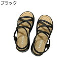 厚底サンダル レディース ストラップ 美脚 ビーチサンダル フラット 歩きやすい コンフォート グラディエーターサンダル 夏 軽量 通気性 滑らない カジュアル...