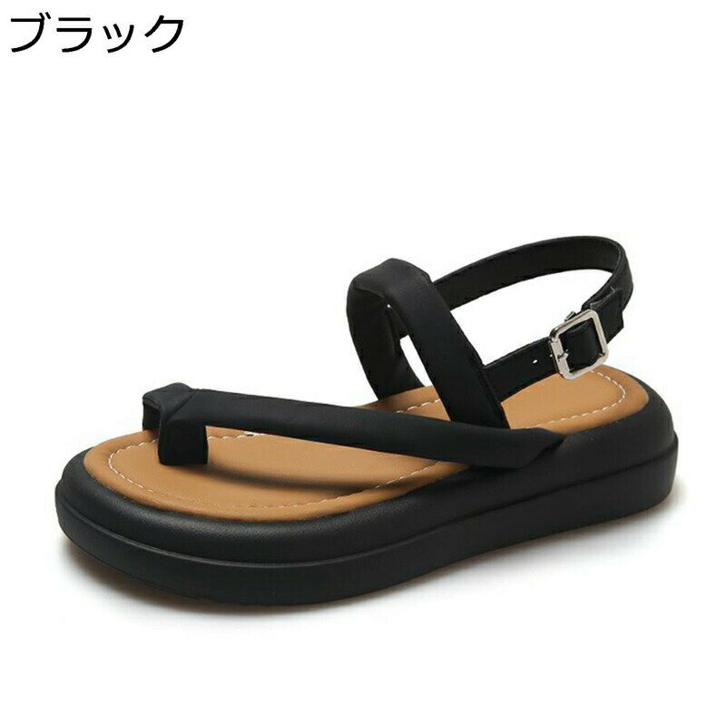 +4cm身長盛り サンダル 厚底 レディース アンクルストラップ オープントゥ プラットフォーム ローマ風 外反母趾 夏秋 ビーチサンダル 通勤通学 耐滑 耐磨耗性 履き心地 旅行 レジャー 海