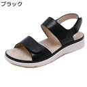 ビーチサンダル レディース 可愛い サンダル ローヒール ベルクロ 厚底 サマーシューズ 夏用 オープントゥ 美脚 プール 普段履き 浴衣 軽量 防滑 シンプル 通気 痛くない 女の子 カジュアル 無地 通勤