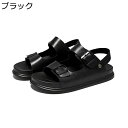 サンダル オフィスサンダル 夏用 メンズ レザーサンダル 厚底 バックル 2way 防臭性 手作り 滑り止め 撥水性 蒸れない ファッションサンダル プレゼント...