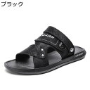 サンダル 夏用 メンズ ビーチサンダル 大きいサイズ 防滑 履きやすい 疲れない 静音 耐久 ファッションサンダル レザーサンダル 父へ 彼氏 ギフト 旅行 カ...
