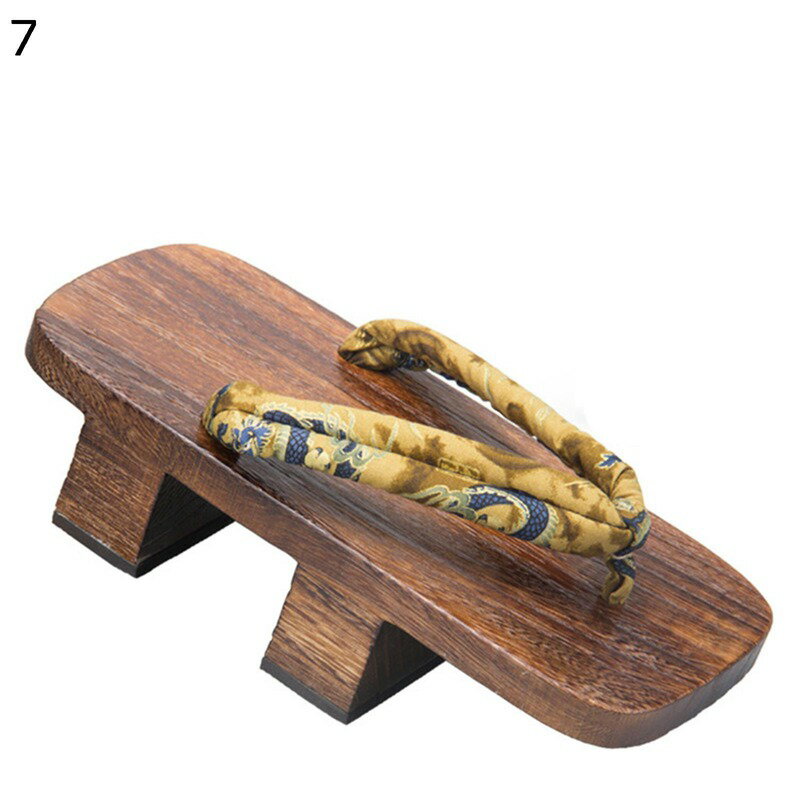 下駄 二枚歯 スリッパ 茶台 つっかけ サンダル メンズ 木製 厚底 ルームシューズ 和柄 鼻緒 男性 和装 通気性 防湿 軽量底 滑り止め 痛くない かっこいい 紳士 コスプレ用 着物 浴衣用 夏 室外 室内履き