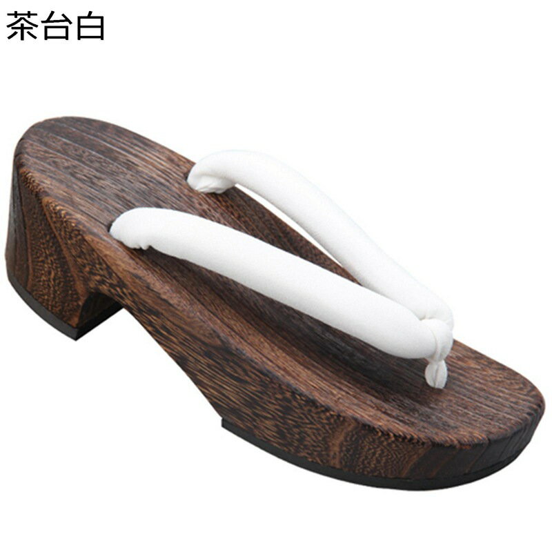 下駄 レディース 黒台 茶台 鼻緒スリッパ 焼き桐 トングサンダル 女性 つっかけ 木製 厚底 シンプル 無地 アウトドア ルームシューズ 和装 コスプレ用 着物 浴衣用 草履 通気性 防臭 滑り止め 痛くない