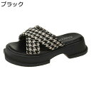 レディース スリッパ 厚底 クロスストラップ 可愛い ミュール サンダル 夏 軽い シューズ 細め 履き心地いい 安定感 かかとなし 耐磨耗 外出 スクエアトゥ...