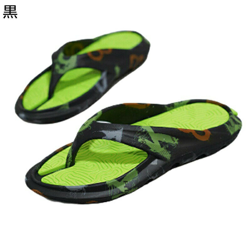 リゾートサンダル 24.5-28.0cm 夏 切り替え 厚底 サンダル 大きいサイズ シャワースリッパ 夏 メンズ 水切り 静音 軽い 健康無味 ノンスリップ レジャー おしゃれ 日常履き かっこいい 温泉 リゾート 黒