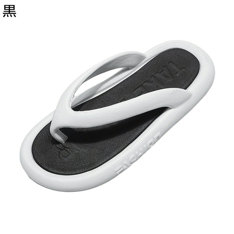 EVAサンダル 厚底3cm ビーサン メンズ スリッパ バススリッパ 水切り パッチワーク トングサンダル デイリー 排水 滑りにくい 履き心地良 快適 滑りにくい クッション性 オシャレ 男性用 オフィス