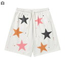 ハーフパンツ ゴムウエスト 星柄 両側ポッケト 調整紐 メンズ 短パン レディース 春 夏 ショーツ バスパン スエット 柔らかい 肌触りがいい 軽量 ユニセックス 普段使い お出かけ ランニング