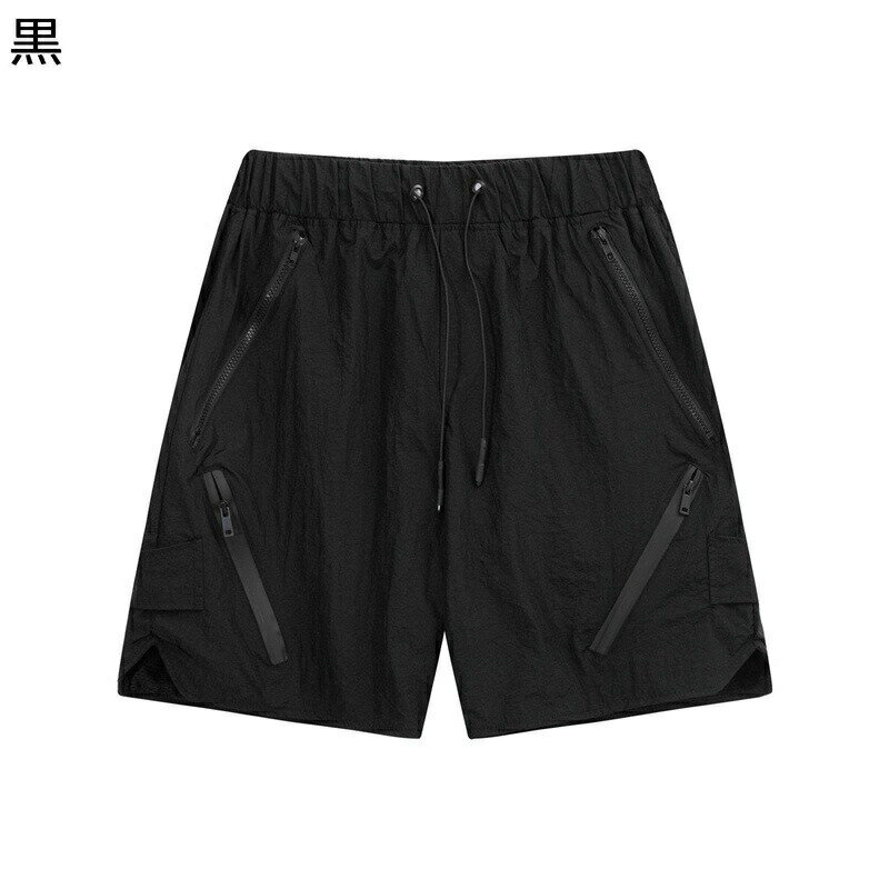 ショートパンツ メンズ 調節可能 カーゴパンツ 短パン 夏用 春着 ジッパーポケット ワークパンツ ナイロン 速乾性 通気性 薄手 涼しい ゆったり シンプル キャンプ 父 デイリー レジャー