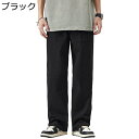 カーゴパンツ ワークパンツ メンズ ワイド カジュアル ゆったり ストレート アメリカン レトロ ロングパンツ ズボン 大きいサイズ 無地 シンプル 通気性 ス...