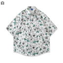 アロハシャツ 花柄シャツ ハワイシャツ メンズ 半袖シャツ 前開き カジュアル 春夏 秋 派手 ハワイ風 おしゃれ レトロ調 日系 汗染み 超軽量 ゆったり 履...