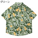 ハワイシャツ 葉柄?メンズ アロハシャツ 開襟シャツ 夏服 春 アロハ風 レディース ファッション シンプル 通気 速乾 和風 uvカット 古着風 薄い コンフ...