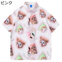 アロハシャツ ねこ柄 カジュアルシャツ 半袖 男女兼用 3dプリント 日焼け止め オーバーサイズ 柄シャツ ボタンダウン 柔らかい 夏用 オープンカラー 通気 ...
