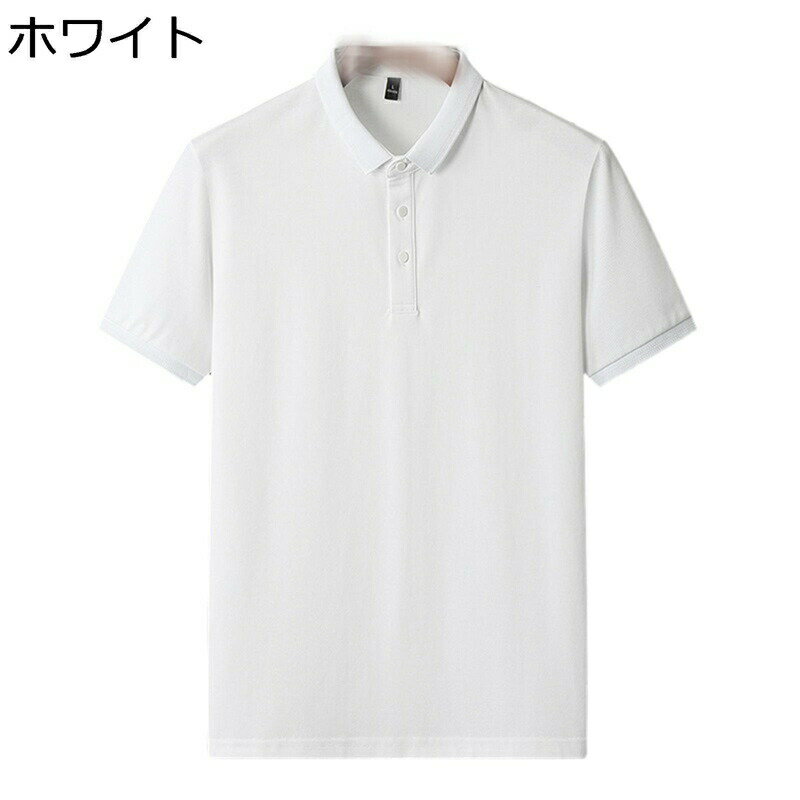 ポロシャツ メンズ 半袖 鹿の子 軽量 通気性 薄手 吸汗速乾 カジュアル フィット 無地 おしゃれ 大きいサイズ ビジネス 普段着 夏 ウォッシュ加工