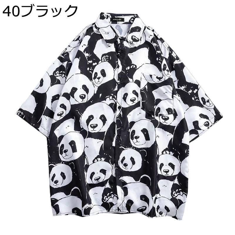 アロハシャツ 花柄シャツ メンズ 半袖 開襟シャツ ストリート系 ラペル 薄手 着心地良い カップル おしゃれ ヴィンテージ バカンス カジュアル 吸汗通気 ゆったり リゾート 青年 夏