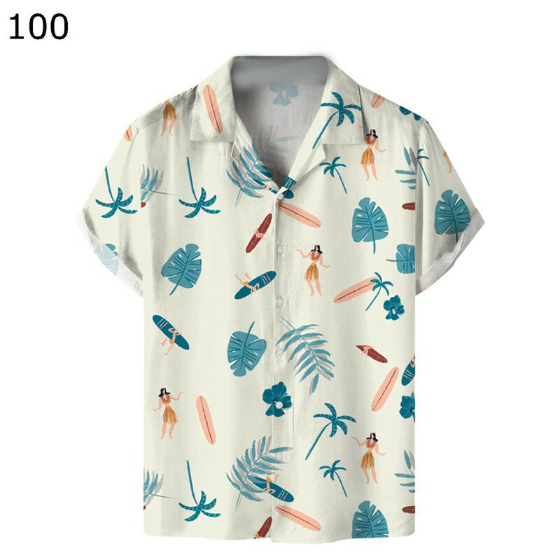 花柄シャツ アロハシャツ ビーチシャツ 男性 開襟シャツ ハワイ風 ゆったり 半袖 カジュアル ベーシック 薄手 汗染み防止 軽量 速乾 涼しい オールシーズン 通学 旅行 普段着 学生 柔らかい