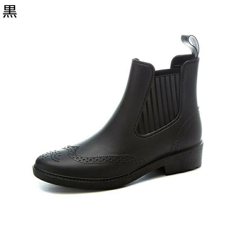 レインブーツ ミドル丈 れいんしゅーず レディース 作業靴 雨靴 ローヒール スクエアヒール 完全防水 疲れにくい 柔軟 防滑 透気性 カジュアル 職場 日常 春靴 夏靴 秋靴 雨の日 豪雨対策