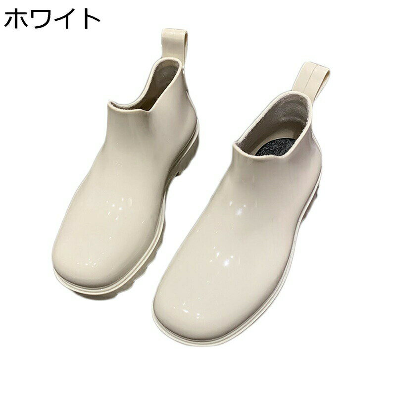 防水シューズ レインシューズ レディース スリッポン ローカット フラット 完全防水 晴れ兼用 雪の日 梅雨 軽量 防滑 軽い レインブーツ ショートブーツ かわいい PVCソール 通勤通学