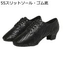 ダンスシューズ 社交ダンスシューズ ジャズ靴 レザー ヒール5cm 本革 メンズ メッシュ スパンコール 紐付き 四季通用 キラキラ 歩きやすい むれない グリ...