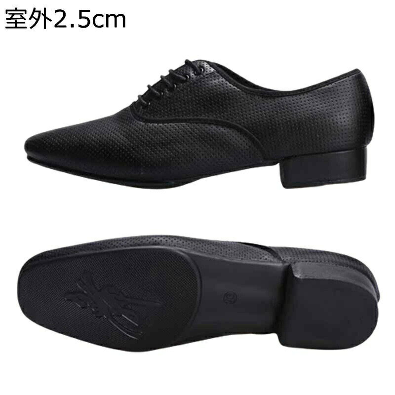 ダンスシューズ 24-28.0cm 本革 社交ダンスシューズ ジャズ靴 レザー メッシュ フルソール メンズ 紐 四季通用 疲れない やわらかい 軽量 シンプル 初心者 男性兼用 バレエ タンゴ 室内/室外履き ラテン