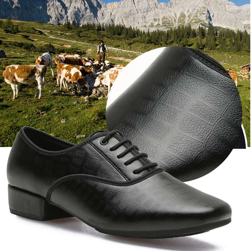 社交ダンス シューズ ワニ柄 28.0cm ダンス シューズ メンズ 内羽根 ラテン 本革 ジャズシューズ レースアップ 踊り クラシカル 上品 牛革 ヒール クッション 通気性に優れ 防滑 部活用 ソシアル パーティ